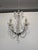 20th Century Four-Light Crystal Chandelier, in Very Good conditions. Up to 250V (Europe/UK Standard).The wiring of this...