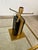 Brass and Glass Table Lamp Base, Italy, 1980s For Sale - Image 3 of 9