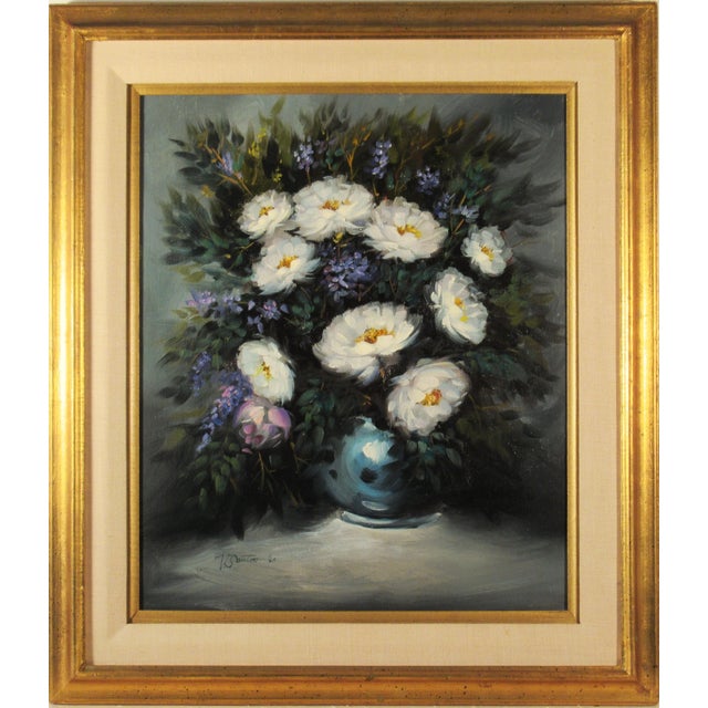 Victor Santos, Still Life Flowers, 1966 For Sale