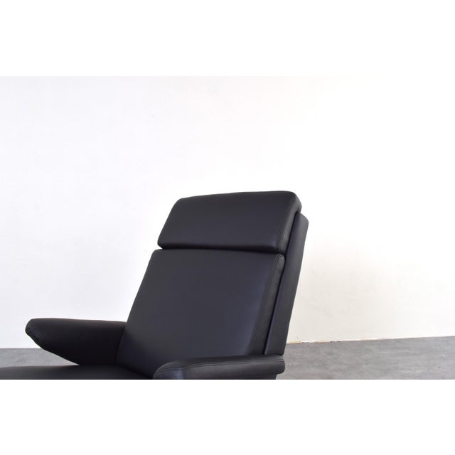 Animal Skin Swing Lounge Chair by Reinhold Adolf and Friedrich Wilhelm Möller for COR, 1970s For Sale - Image 7 of 13