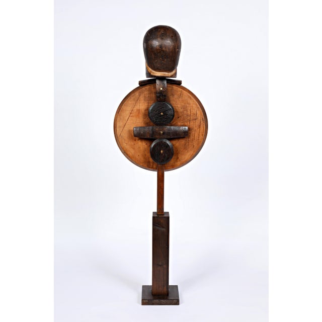 Soldatenglück I, Large Wooden Sculpture by Rolf Hans For Sale - Image 9 of 9