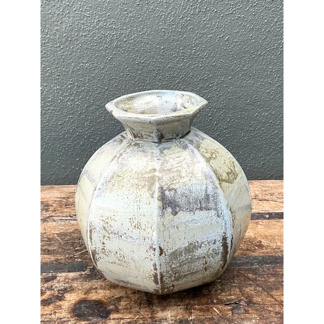 Vintage Studio Pottery Ceramic Vase For Sale - Image 9 of 12