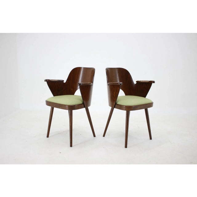 1960s Dining Chairs by Oswald Haerdtl, Czechoslovakia, 1960s, Set of 4 For Sale - Image 5 of 10