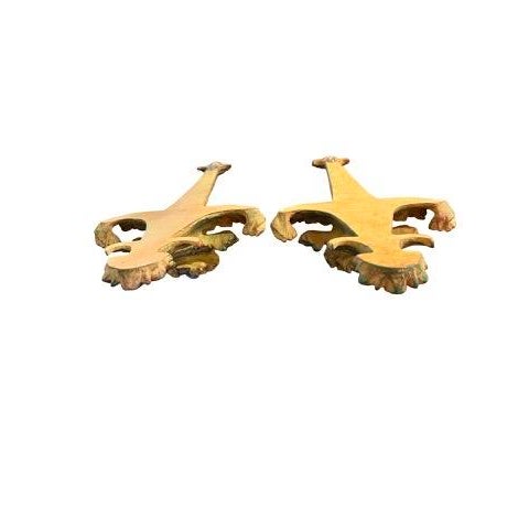 Vintage Neoclassical Acanthus Architectural Wall Ornaments, Pair For Sale - Image 13 of 14
