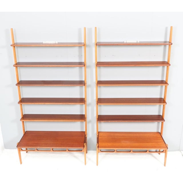 Mid-Century Modern Mid-Century Modern Wall Units by William Watting for Scanflex, 1960s, Set of 2 For Sale - Image 3 of 8