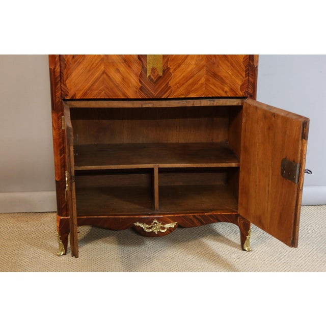 Marquetry Secretary by Léonard Boudin For Sale - Image 5 of 18