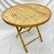 Mid-Century Modern Relocation Super Sale! Vintage Folding Bamboo Cafe or Card Table For Sale - Image 3 of 11