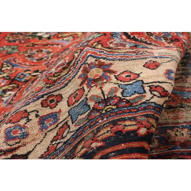 Late 19th Century Persian Lilihan Rug, 08'08 X 11'00 For Sale In Dallas - Image 6 of 10