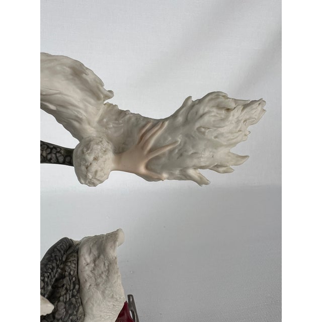 1980s Giuseppe Armani Signed Italian Sculpture “Skating Girl -Winter” For Sale - Image 10 of 12
