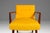 Rare Restored Mid-Century Modern Model C-108 Armchair in Walnut & Canary Yellow Fabric Attributed to Jens Risom for Jens Risom Design, Usa, C. 1950s For Sale - Image 11 of 18
