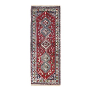 Pasargad DC Fine Hand Knotted Yalameh Runner Rug For Sale