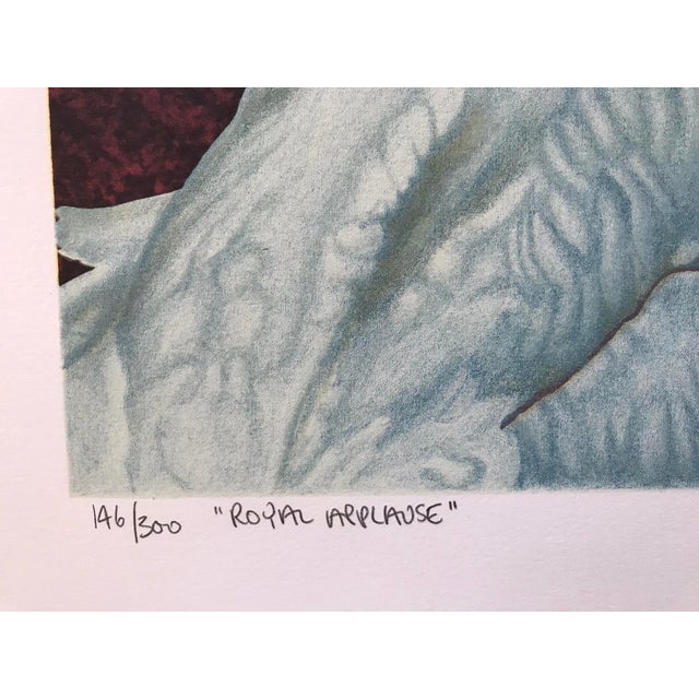 Printmaking Materials Original Vintage Lithograph by Michael Knigin, "Royal Applause", #146/300, Signed, 1980 For Sale - Image 7 of 9
