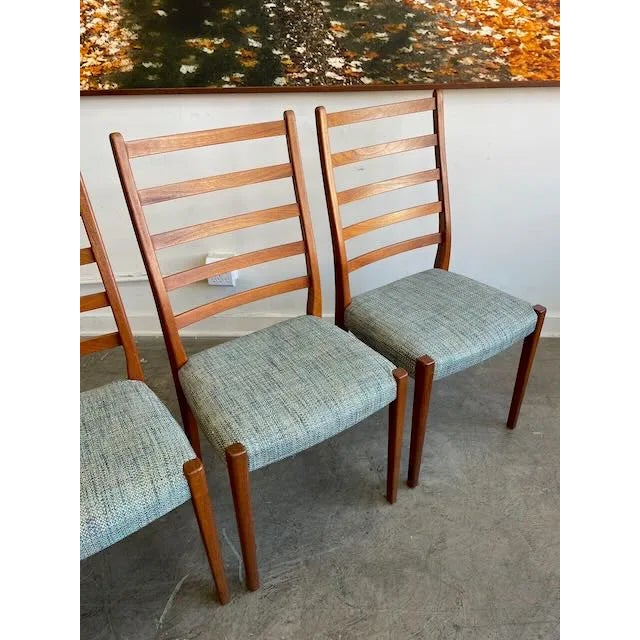 Brown 1960s Danish Dining Set by Gp Farum & Svegards - Set of 5 For Sale - Image 8 of 18