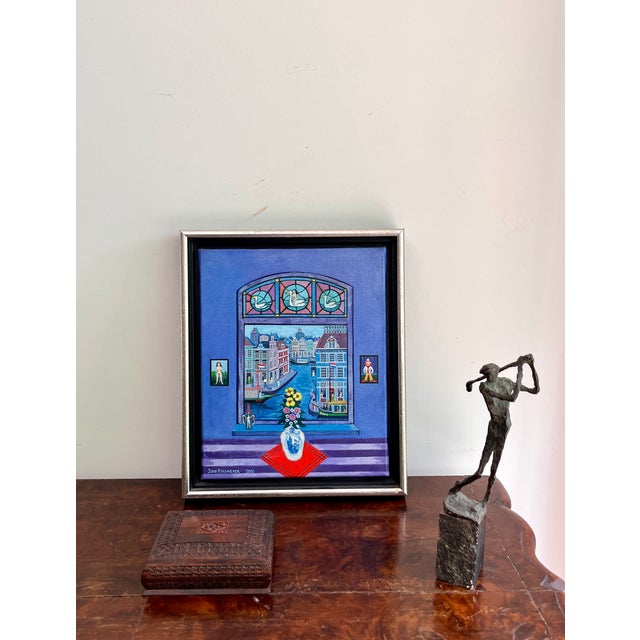 Joop Plasmeijer, a Room with a View, 2001, Oil on Canvas, Framed For Sale - Image 4 of 7