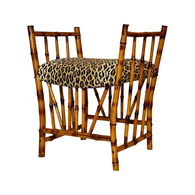 Mid 20th Century Chinoiserie Bench - Bamboo For Sale - Image 13 of 13