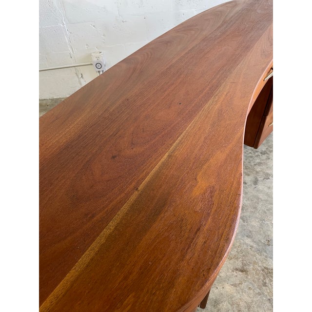 Mid Century Modern Kidney Shaped Desk For Sale - Image 12 of 12