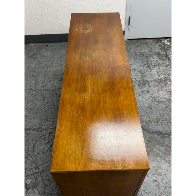 World Market Dustin Spiced Auburn Wood and Brass Inlay Storage Cabinet ...