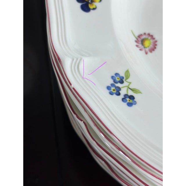 Vintage English Villeroy & Boch "Petite Fleur" Porcelain Dinnerware & Serving Set - 58 Pieces For Sale - Image 17 of 18