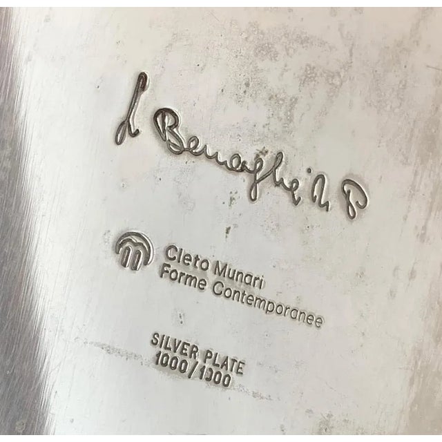 Mid-Century Italian Decorative Silver Plate Box by Benaglia for Cleto Munari, 1970s For Sale - Image 4 of 13