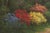 Large Hand Painted Oil Painting on Canvas Outdoor Garden Scene For Sale - Image 4 of 18