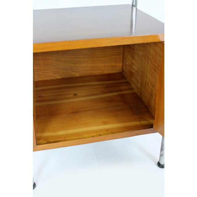 Bauhaus Model N1 Bedside Table by Robert Slezak, 1940s For Sale - Image 10 of 18