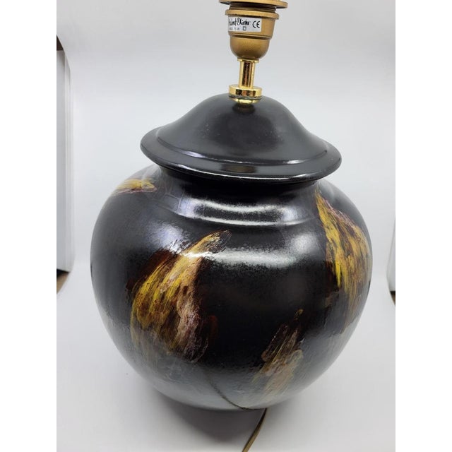 Ceramic Lamp by Hubert Olivier, France, 1980 For Sale - Image 6 of 18