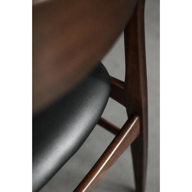 Mid-Century Scandinavian Modern Dining Chairs in Beech and Rosewood, 1960s, Set of 4 For Sale - Image 13 of 18
