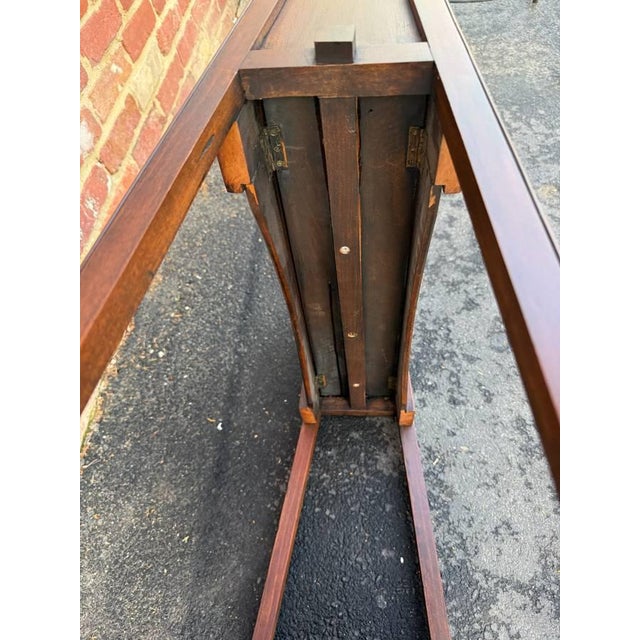 Antique Art Craft Style Metamorphic Side Table For Sale - Image 9 of 18