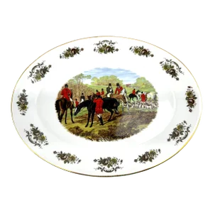 Vintage Shelton England "The Hunt" Serving Platter