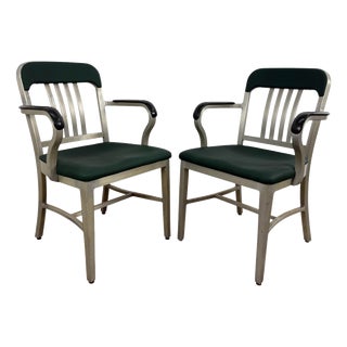 American Aluminum Goodform Armchairs, 1950s, Set of 2 For Sale