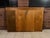 Wood Large Vintage Traditional Mahogany Wall Mirror With Carved Crest Floral Appliqués For Sale - Image 7 of 7