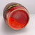 Black Orange-Red Fat Lava Floor Vase from Scheurich, West Germany, 1970s For Sale - Image 8 of 9