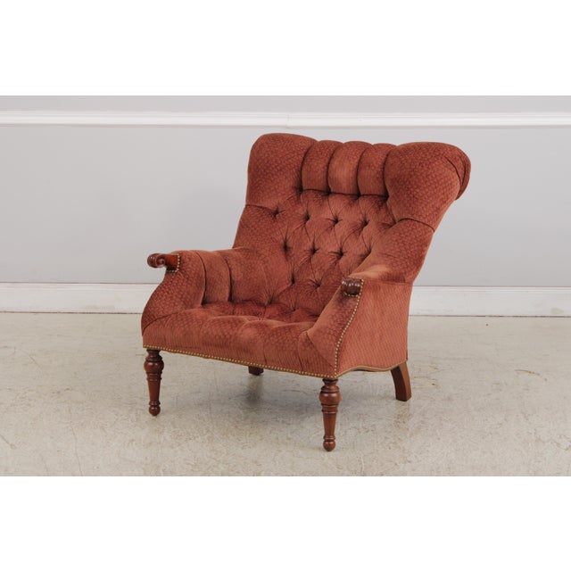 Stickley Stickley Leopold Upholstered Chair & Ottoman For Sale - Image 4 of 18