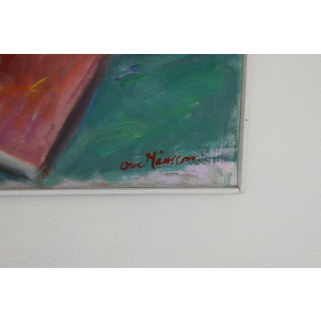 Ove Månsson, Still Life with Tulips, 1950s, Oil on Canvas, Framed For Sale - Image 16 of 18