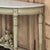 French Louis XVI Painted Demilune Console With Carrara Marble Top For Sale - Image 14 of 17
