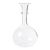 Handblown Round Bottom Glass Decanter by Pienza in Clear Glass For Sale