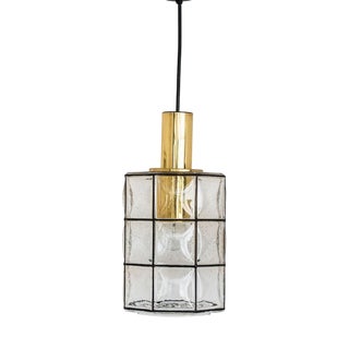Glass Pendant Light from Glashütte Limburg, 1960s For Sale