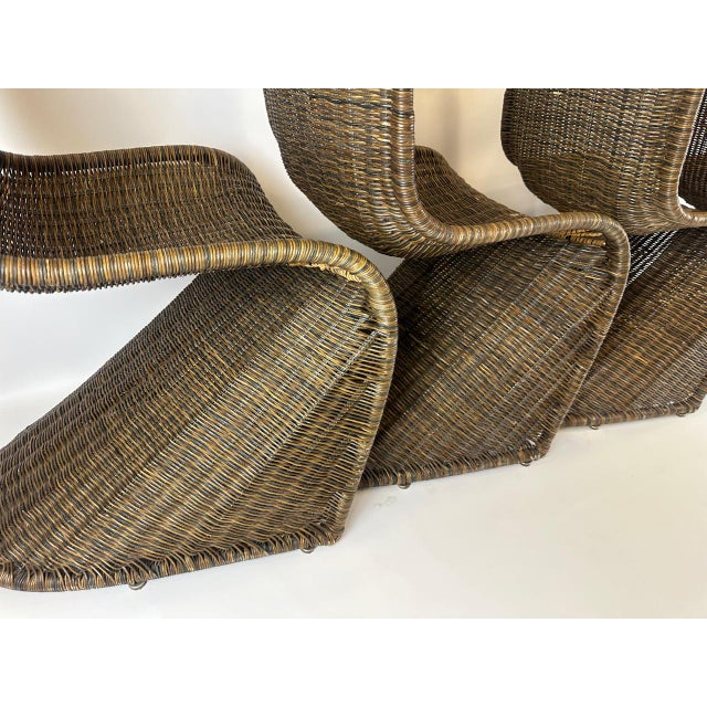 Vintage Vicker S Chairs in the style of Verner Panton, 1990s, Set of 4 For Sale - Image 11 of 14