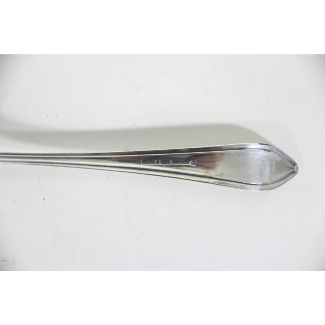 Large Vintage Mappin & Webb English Silverplate Oyster Soup or Punch Ladle For Sale - Image 10 of 12