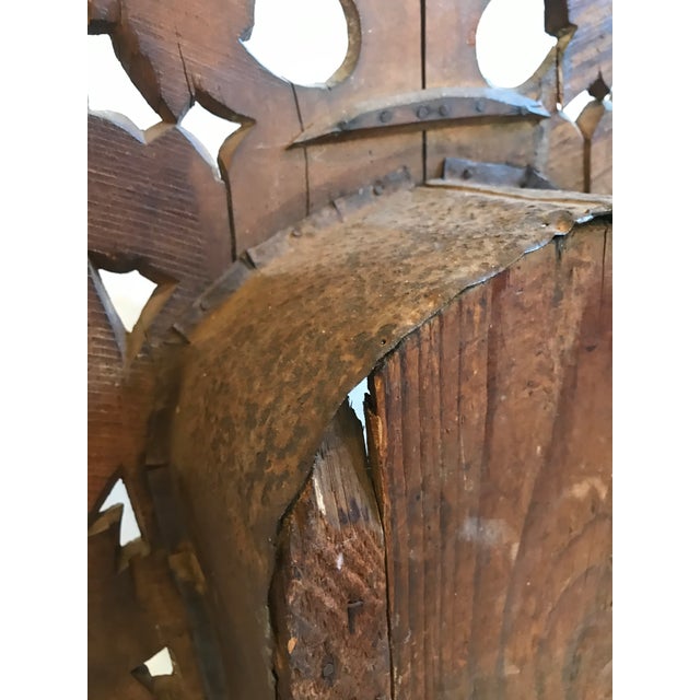 Wood 19th Century Hispano-Filipino Urna Santo of Vincent Ferrer For Sale - Image 7 of 13