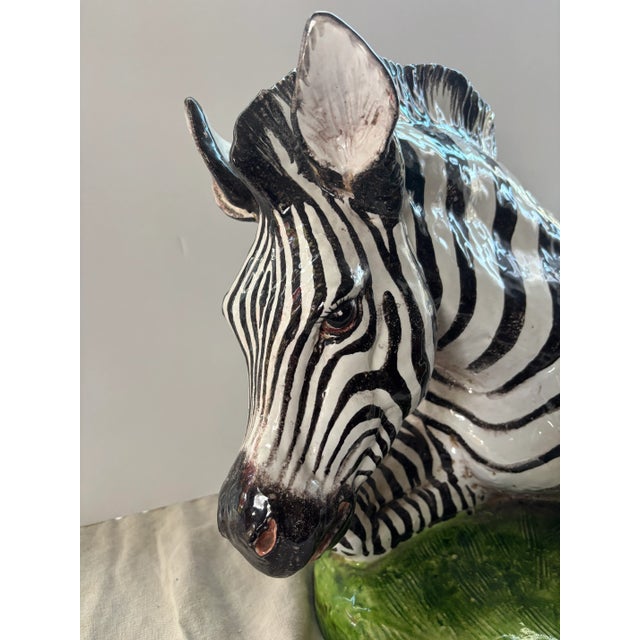1960s Giant Terracotta Zebra, Italy, 60's For Sale - Image 5 of 12