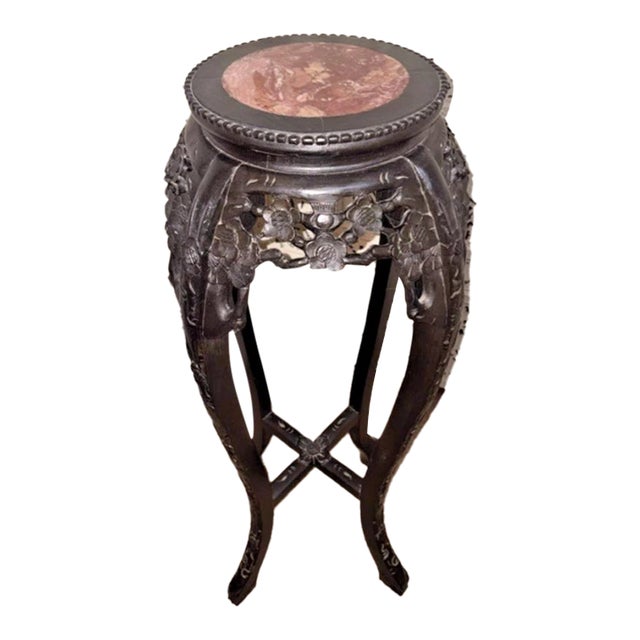 Antique Chinese Jardiniere Plant Stand For Sale