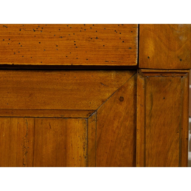 Brown French Walnut 19th Century Three-Door Enfilade with Marble Top and Pilasters For Sale - Image 8 of 12