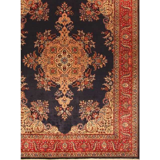 Middle Eastern Hand-Knotted Rug For Sale - Image 4 of 11
