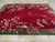 Raspberry Red Galerie Shabab Collection Mid-20th Century Handmade Chinese Art Deco Room Size Carpet For Sale - Image 8 of 10