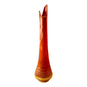 Vintage Le Smith Bittersweet Nubby Butt Swung Vase - 35” Tall