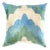 Contemporary Velvet Ikat Bohemian Throw Pillow For Sale