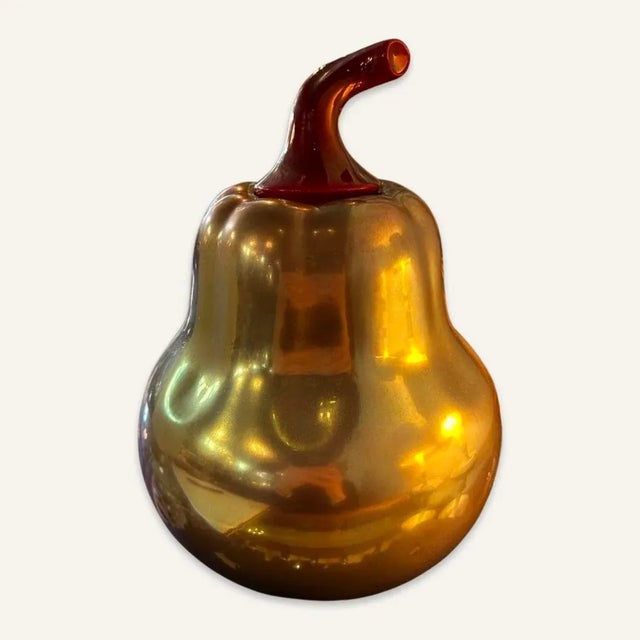 Gold 1990s Eva Zeisel Iridescent Glazed Porcelain Gourd Form Covered Jar For Sale - Image 8 of 8