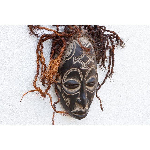 Vintage Guro African Mask, Tranquil Spirit For Sale - Image 4 of 9