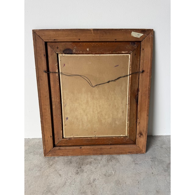 Vintage Fruits & Bottle Still Life Impressionist Oil Painting on Masonite Board, Framed For Sale - Image 14 of 14